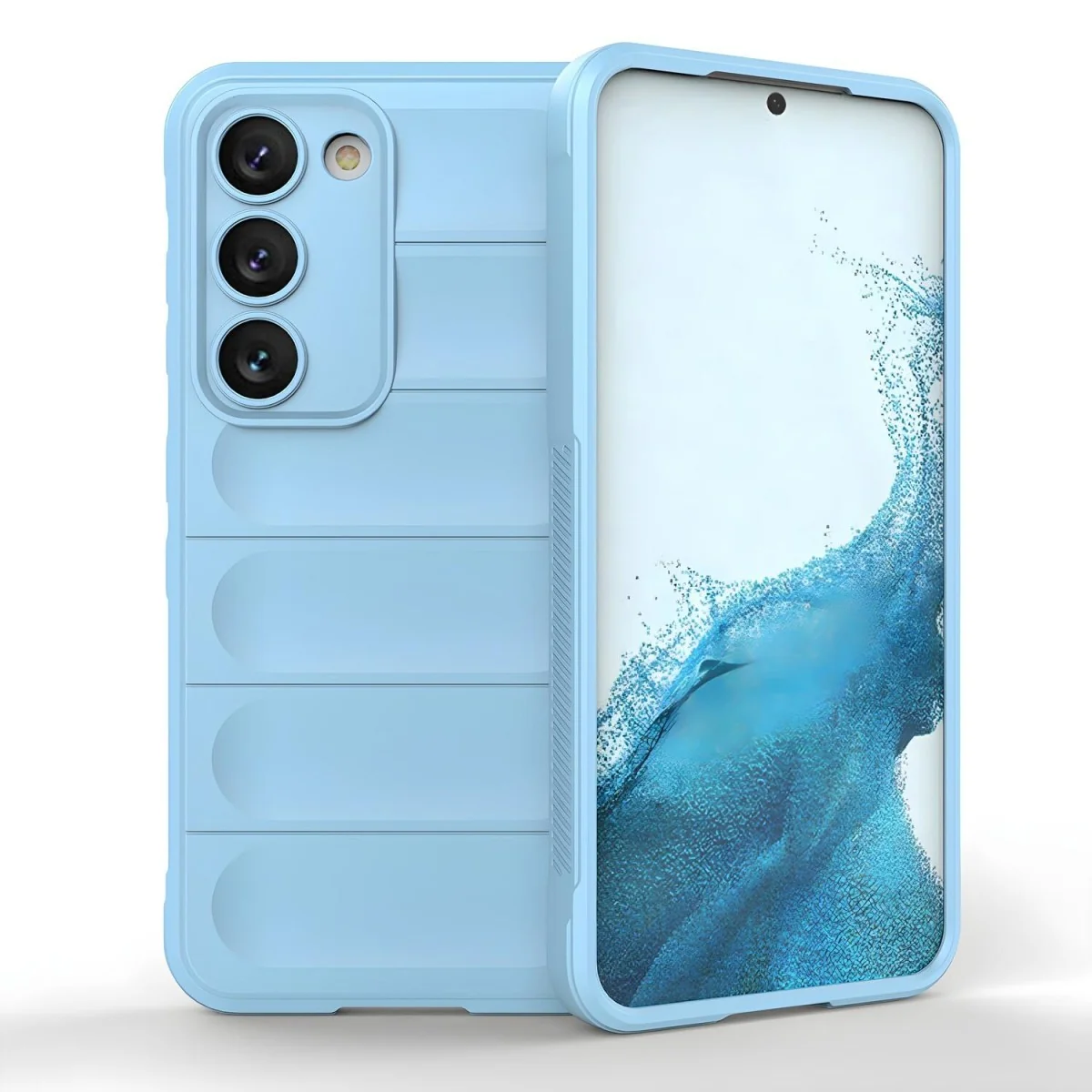Pancierové puzdro pre Samsung Galaxy S23 Plus - Modrá