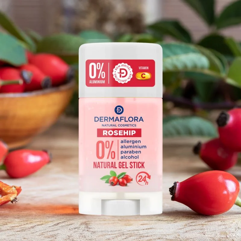 DERMAFLORA gélový deodorant so šípkovým olejom 3ks