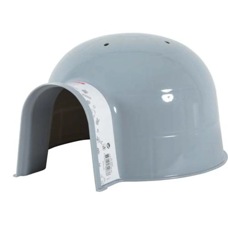 ZOLUX IGLO plastový domček pre hlodavce 265x300x170mm sivý