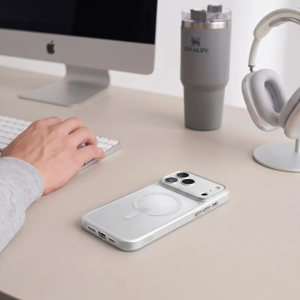 Tech-Protect MagPrime MagSafe CC kryt na iPhone 17 Pro Max / 18 Pro Max, sivý