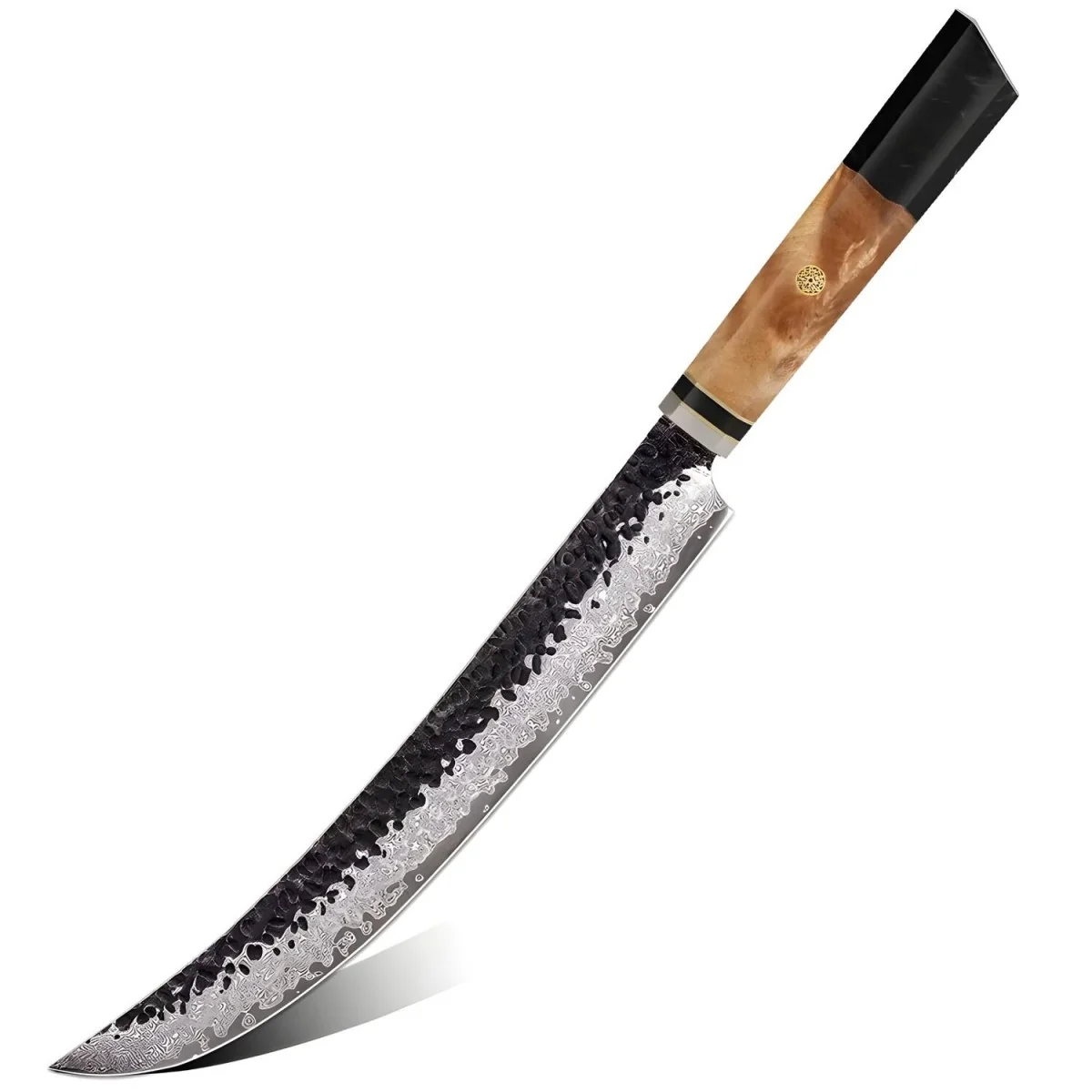 Damaškový kuchynský nôž Airi-Slicer/Čierna 1ks Slicer