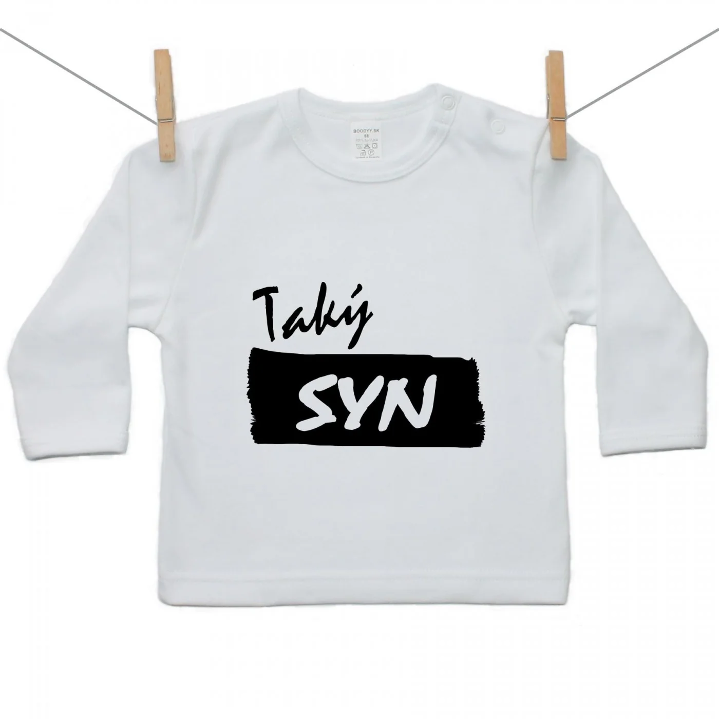 Boodyy Tričko s dlhým rukávom Taký syn Veľkosť: 92