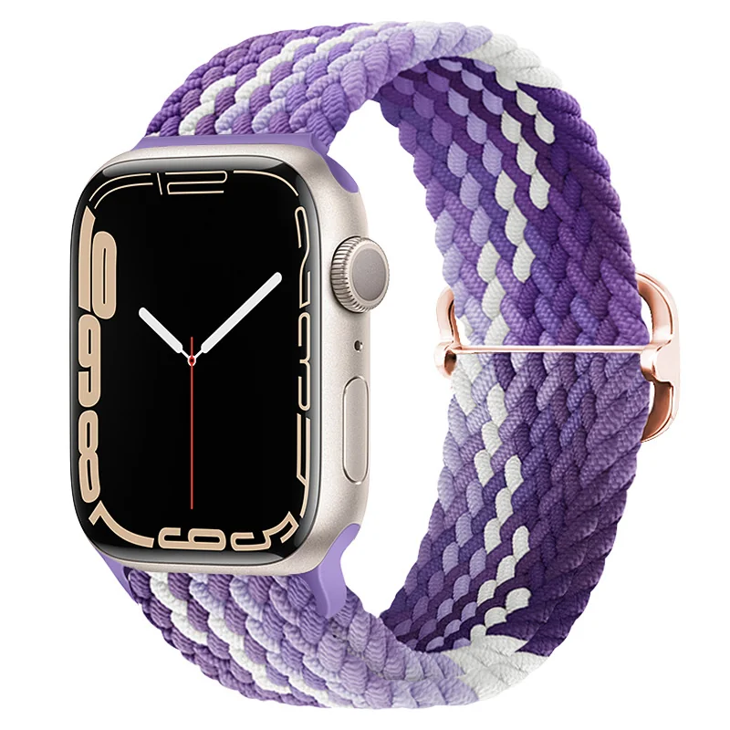 BStrap Elastic Nylon remienok na Apple Watch 38/40/41mm grape
