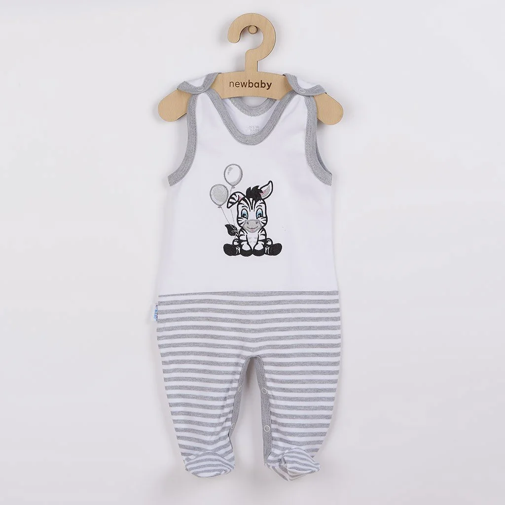 Dojčenské dupačky Classic II sivé s hviezdičkami., vel. 80 (9-12m)
