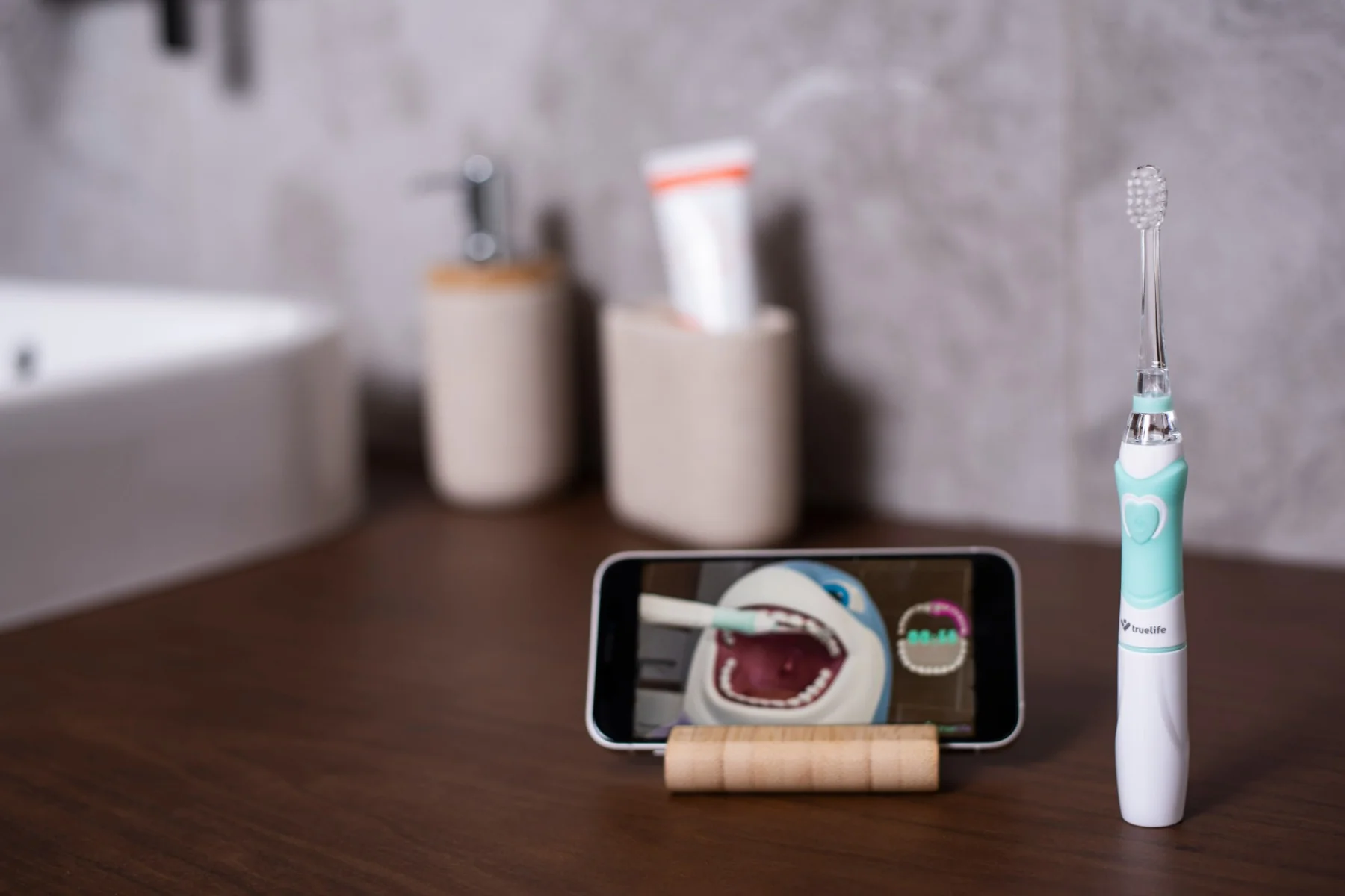 TrueLife SonicBrush Kid G 1×1 ks, sonická zubná kefka pre deti