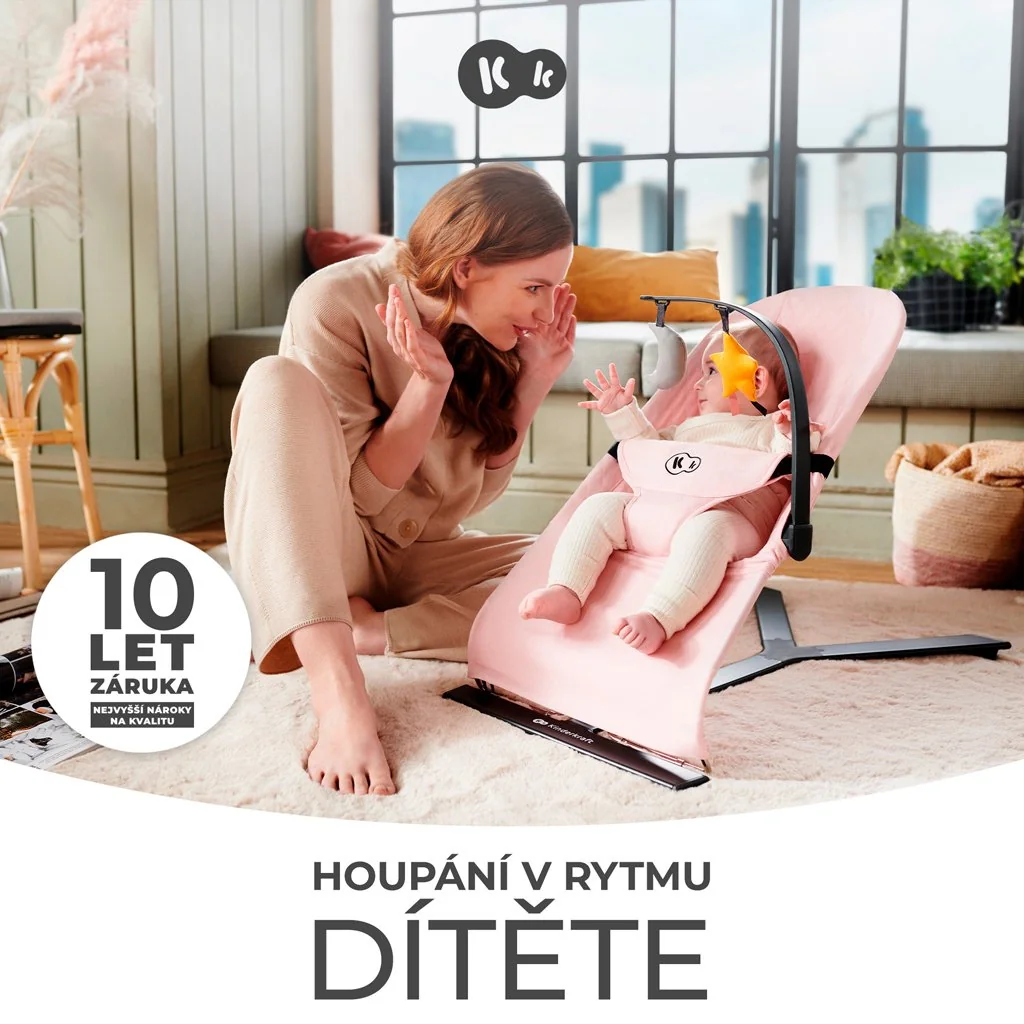Lehátko pohupujúce Mimi Grey, do 9kg