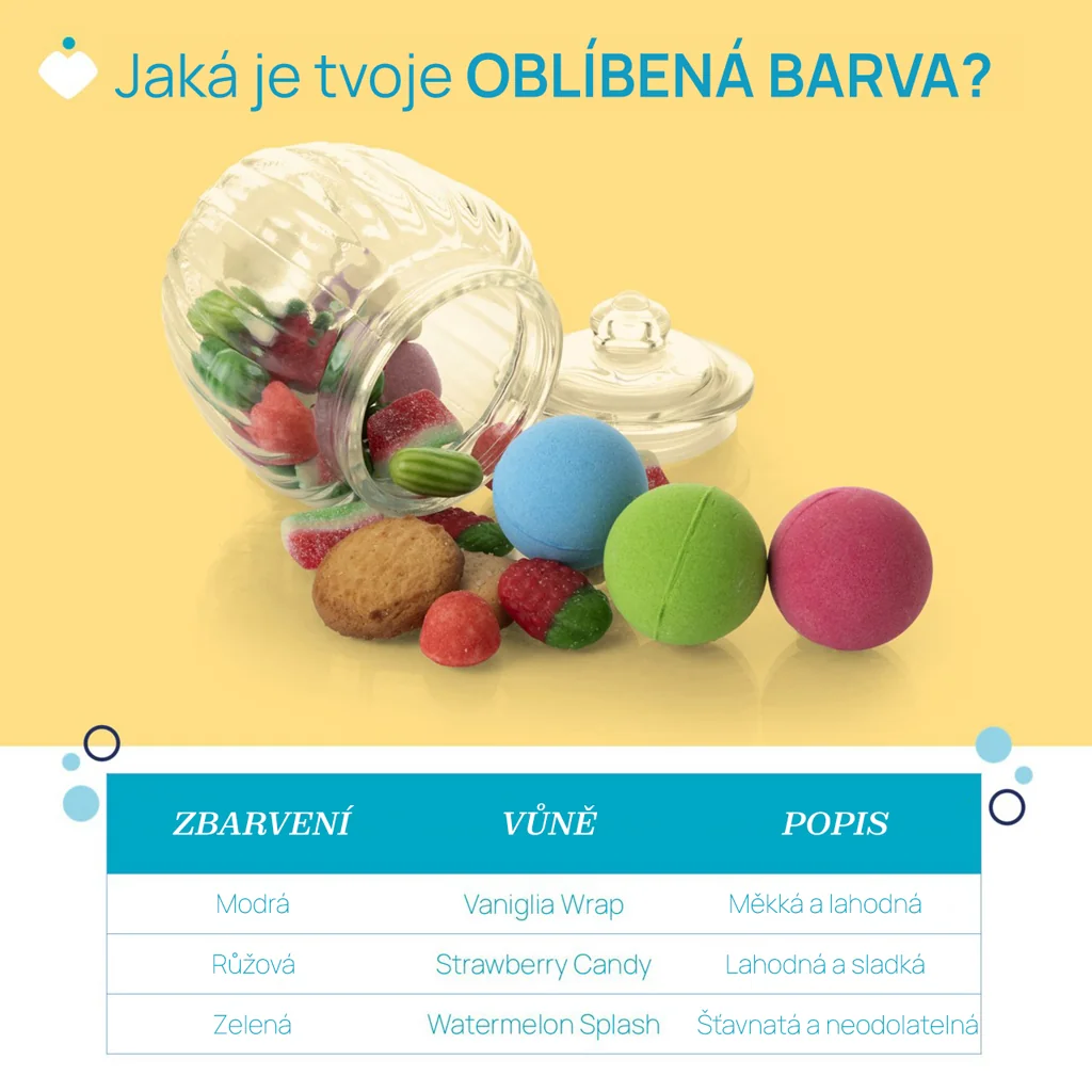 CHICCO Šumivé kúpeľové bomby POP pre deti a teenagerov 1x3 ks