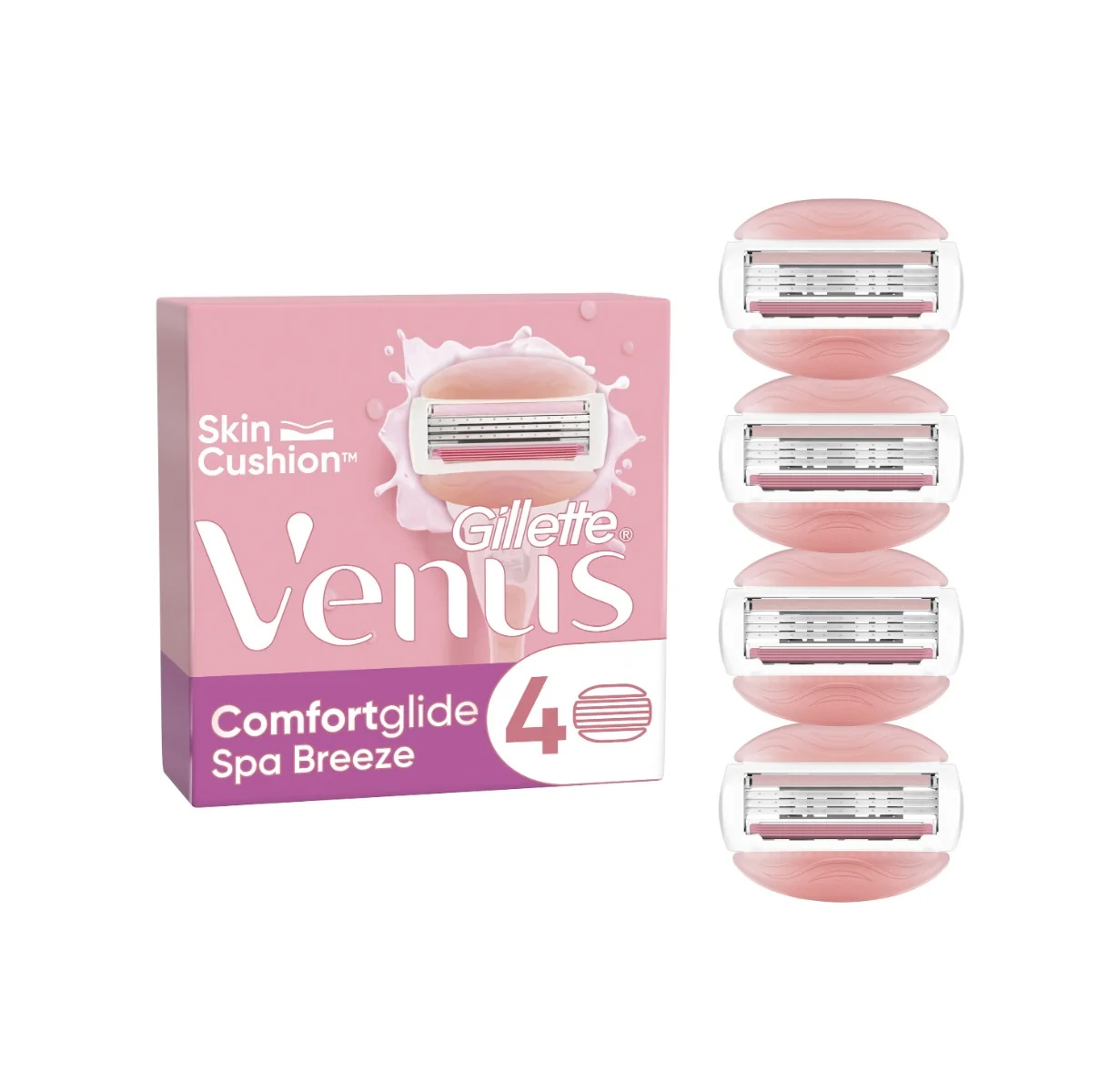 Gillette Venus Comfortglide Spa Breeze 4nh 1×1 set, holiace hlavice