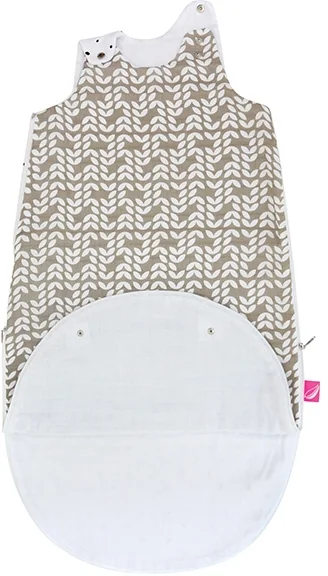 MOTHERHOOD Vak spací 2v1 ZIP-A-Round Beige mušelínový Beige Classics 3-18m 0,5 tog 1×1 ks, spací vak