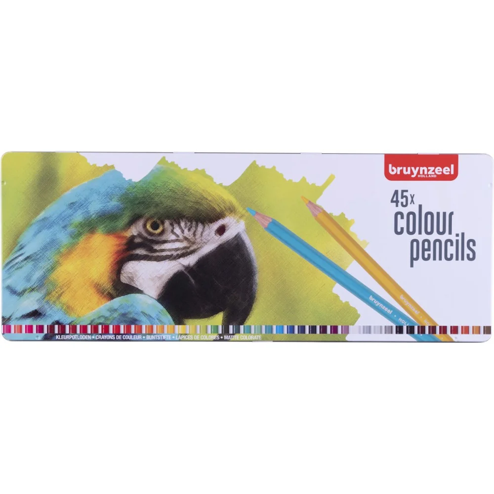 Bruynzeel Parrot sada farebných ceruziek, 45 ks