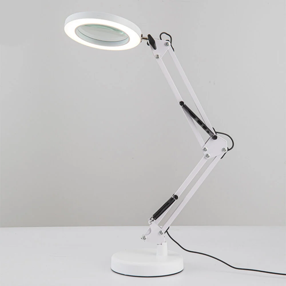 MG Repair Lamp LED stolná lampa s lupou 12W, biela