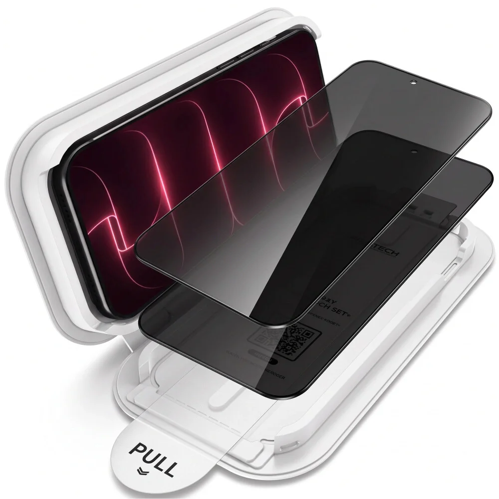 Tech-Protect OneTouch Set Spy 2x ochranné sklo na iPhone 18 Pro, čierne