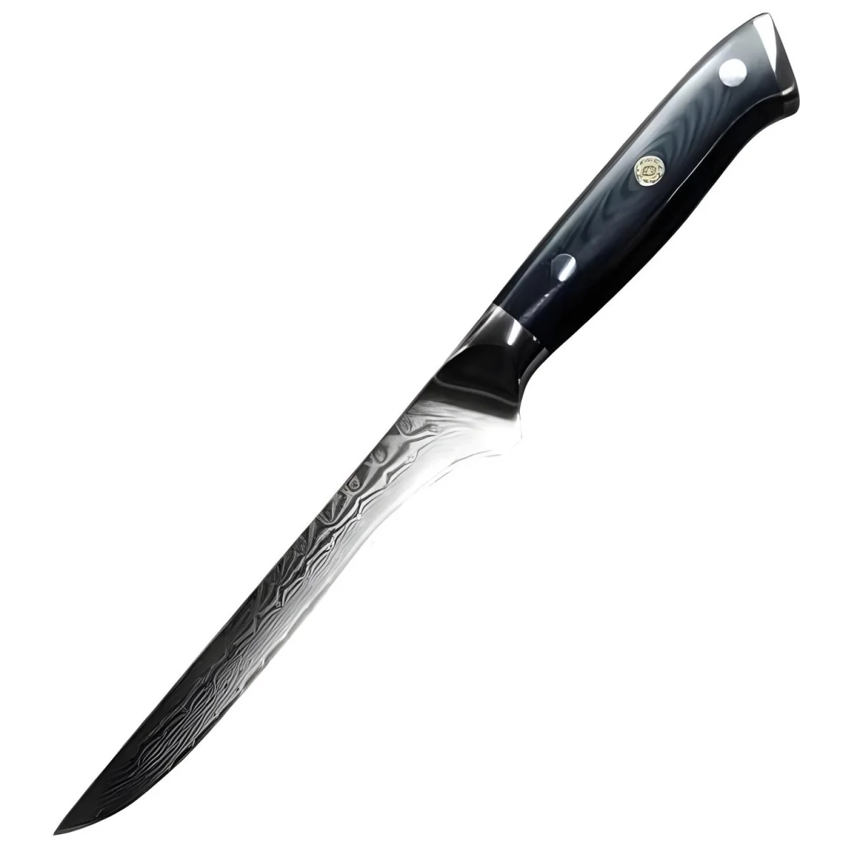 Damaškový kuchynský nôž Fillet 16,5cm, čepeľ 29cm