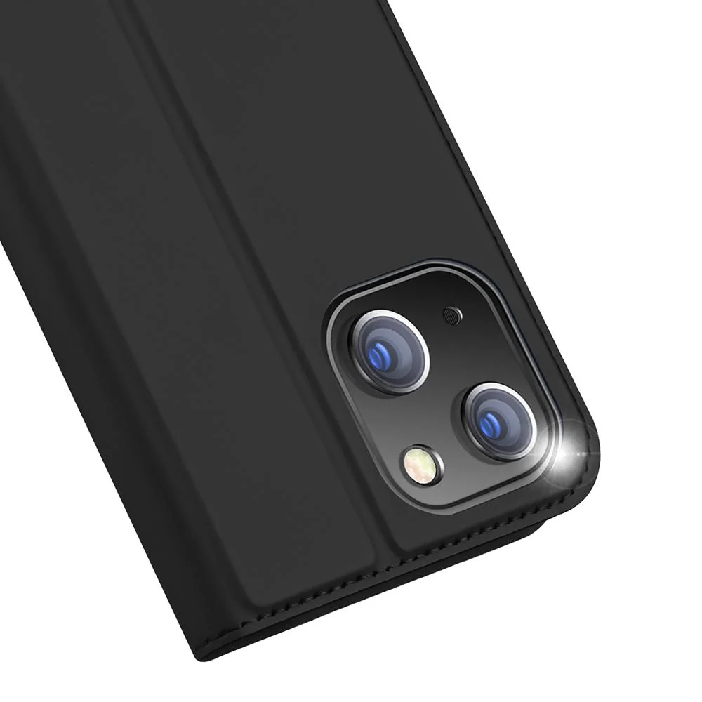 Knižkové puzdro Skin Pro pre iPhone 15 - Čierna Elegantná ochrana s TPU krytom