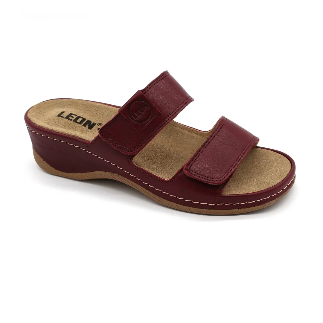Leon 2020 Dámska zdravotná celokožená obuv s prackou 38 - 24,5cm, biela, 5,0 cm