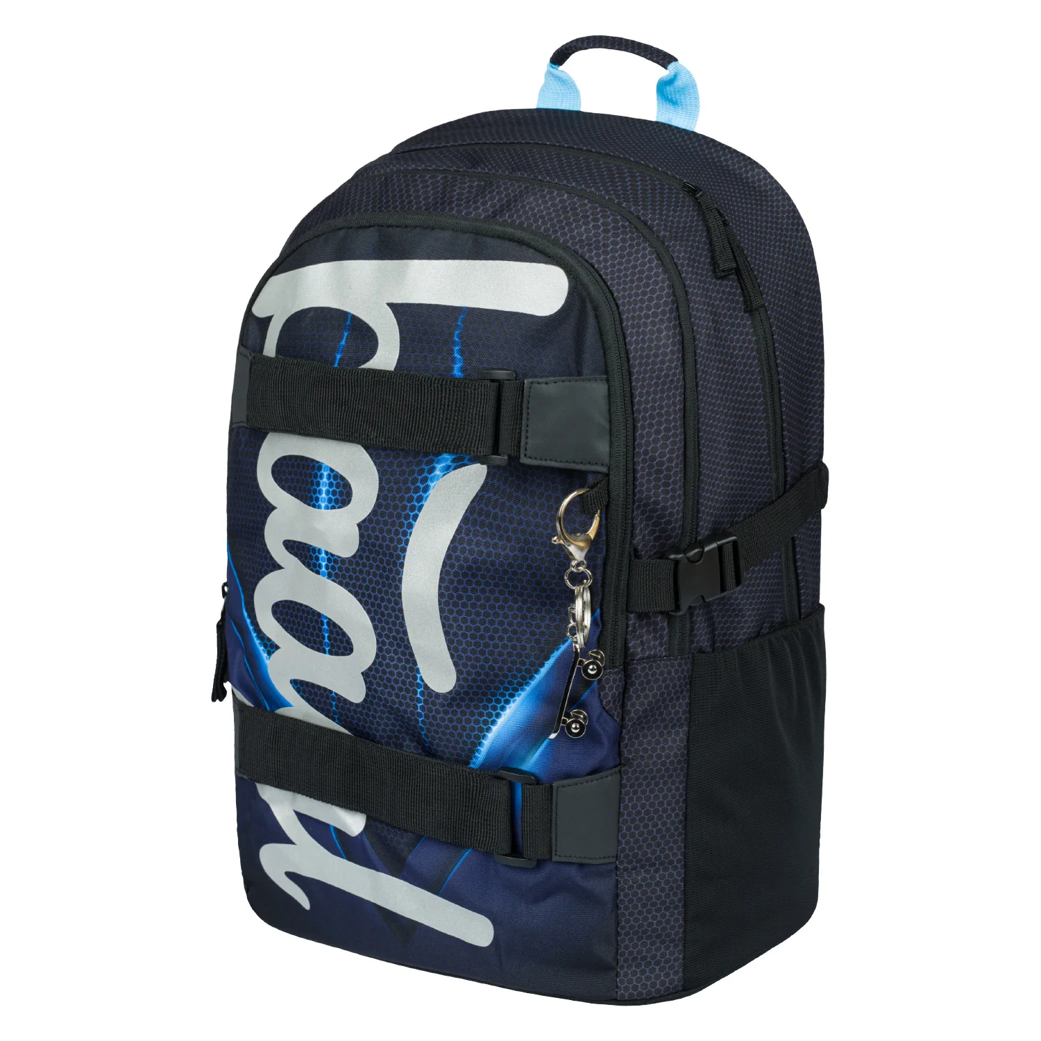 Baagl školský batoh Skate Bluelight 25 l čierny