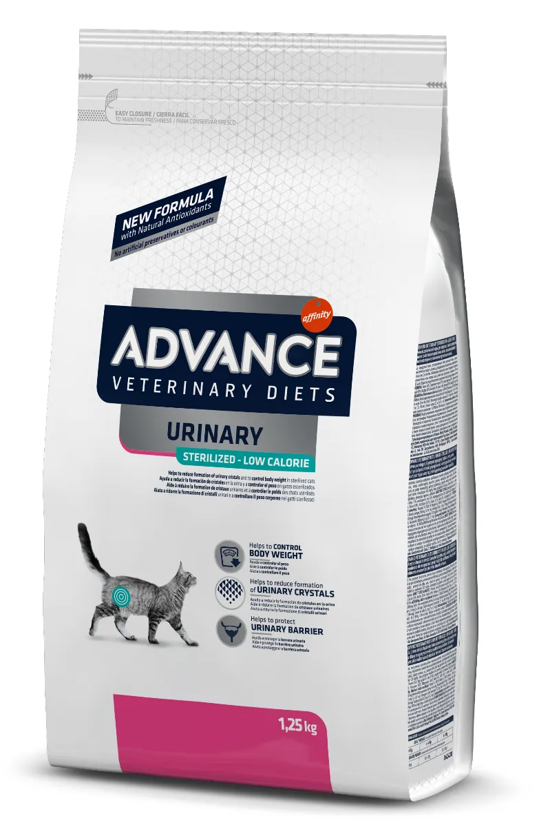 Advance-VD Cat Avet Cat Sterilized Urinary Low Calorie 1,25kg 1×1,25 kg