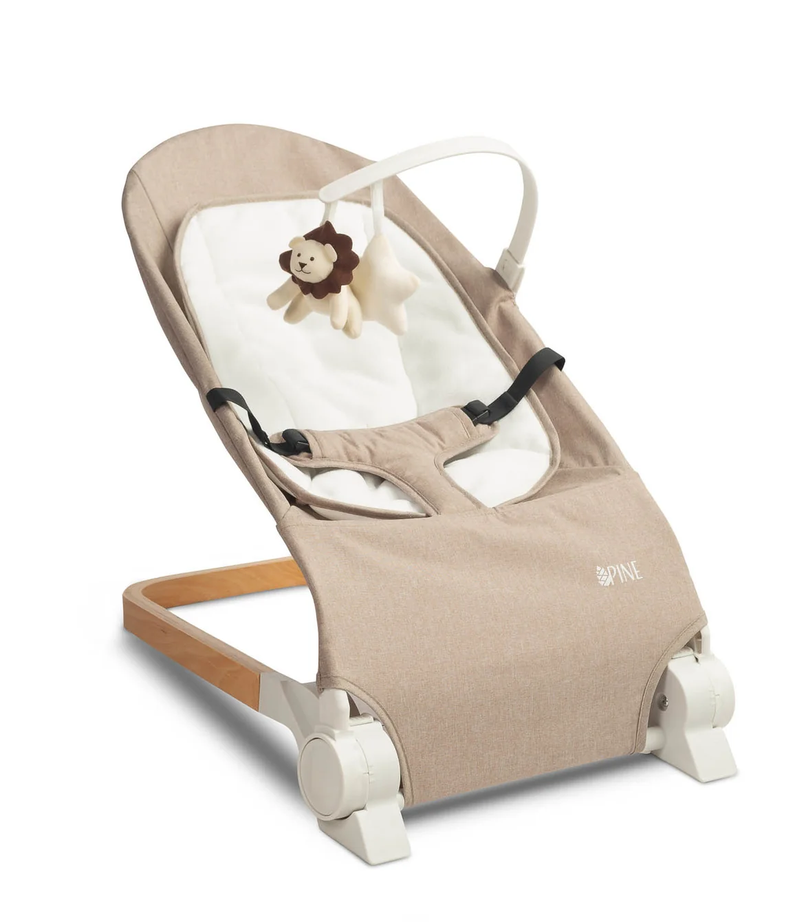 Dojčenské lehátko, ergonomické Pine - béžové 