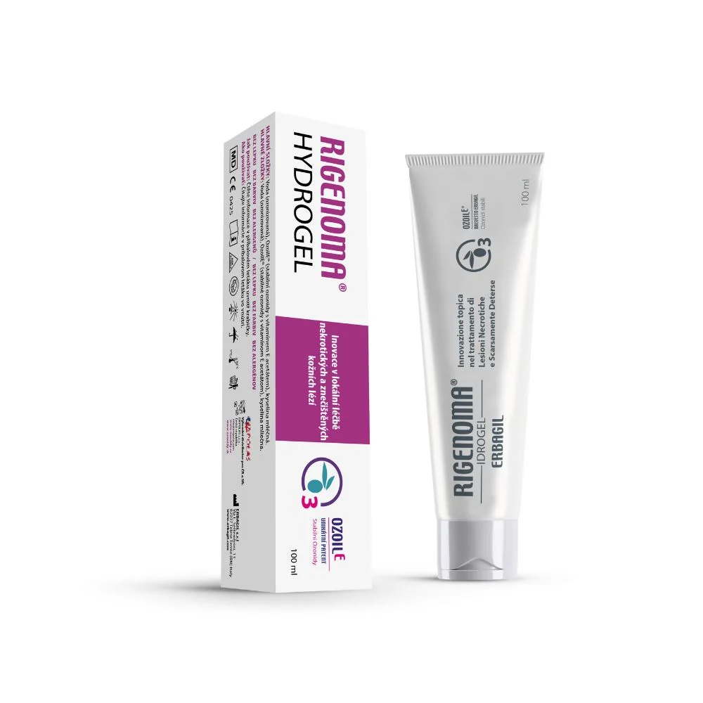 RIGENOMA® hydrogél na rany 1×100 ml, zdravotnícka pomôcka