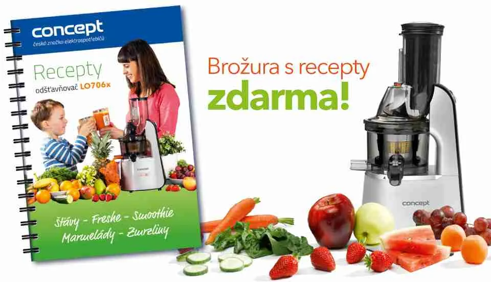 Concept LO7065 lis na ovocie a zeleninu SINFONIA 1×1kus, lis na ovocie a zeleninu