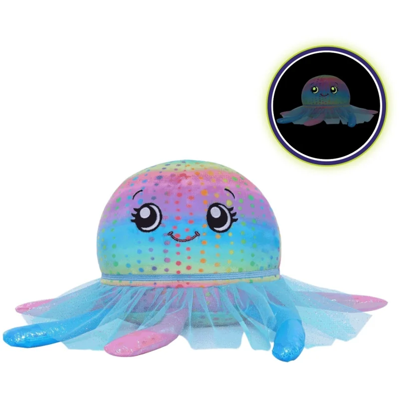 Dream Beams svietiaci plyšák/vankúšik Chobotnička Juliana 18 cm