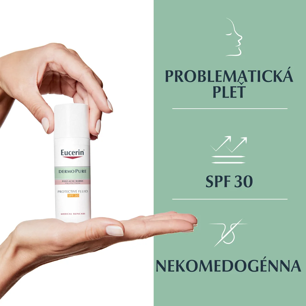 Eucerin DERMOPURE Emulzia SPF30 ochranná, problematická pleť 1x50 ml
