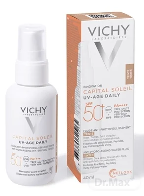 VICHY UV-AGE Daily Tónovaný Fluid SPF50+ 40ml 1×40 ml, tónovaný fluid