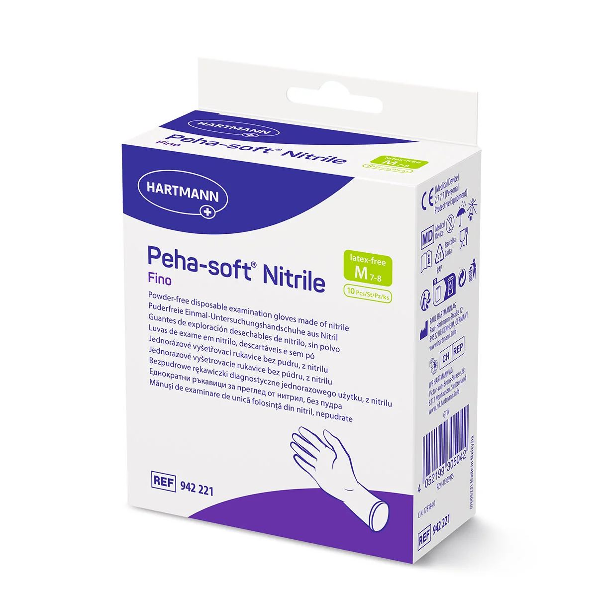 HARTMANN Rukavice Peha-soft Nitrile 10ks M