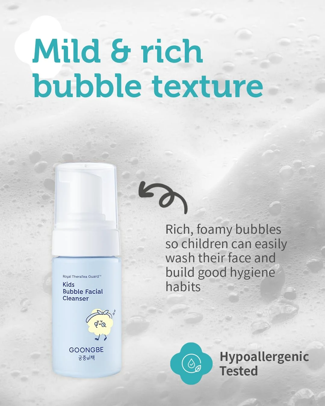 GOONGBE Kids Čistiaca pena na tvár 100 ml 