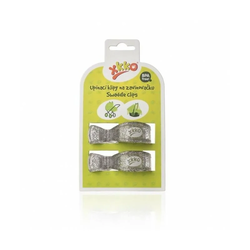 XKKO Klipy na kočiar 2ks - Silver