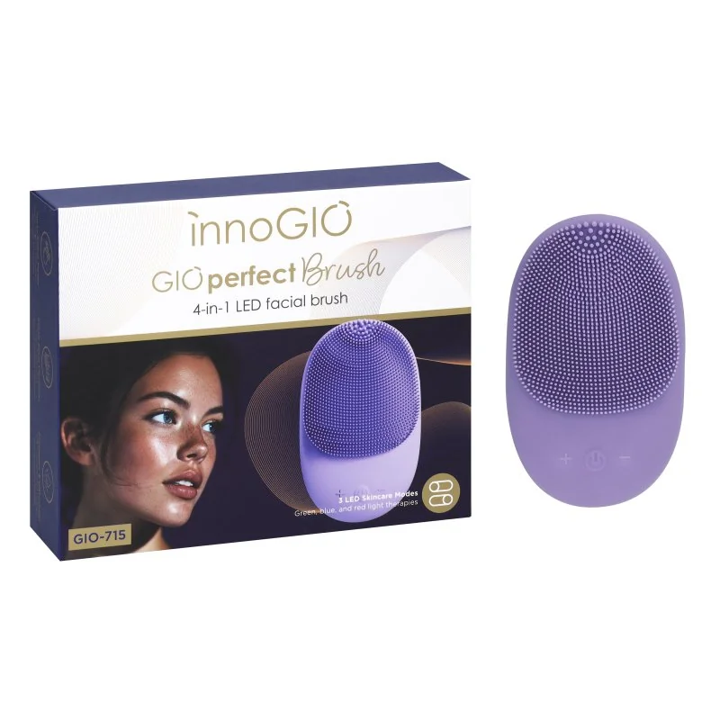 innoGIO gIOperfect LED silikónová čistiaca kefka Brush 4v1 GIO-715