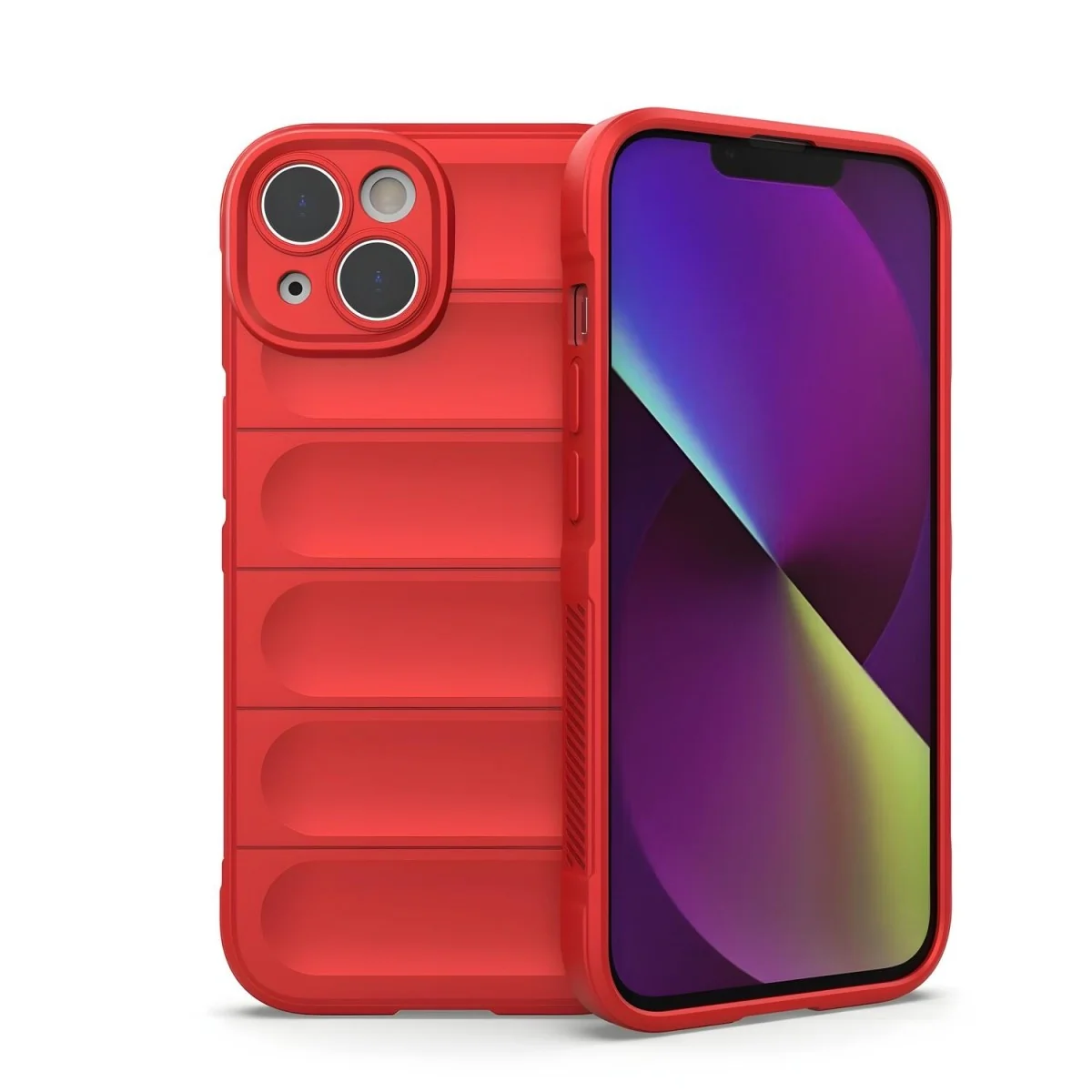 Pancierové puzdro pre Apple iPhone 14 - Červená