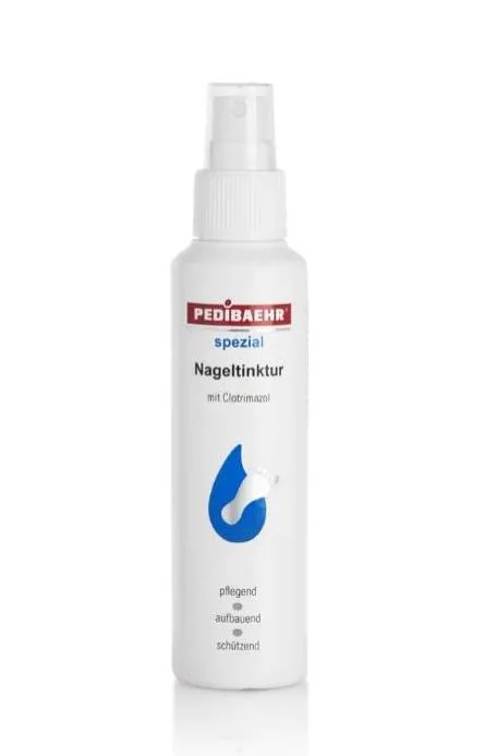 Tinktúra na nechty s klotrimazolom, na štiepavé a zhrubnuté nechty Pedibaehr, 100 ml