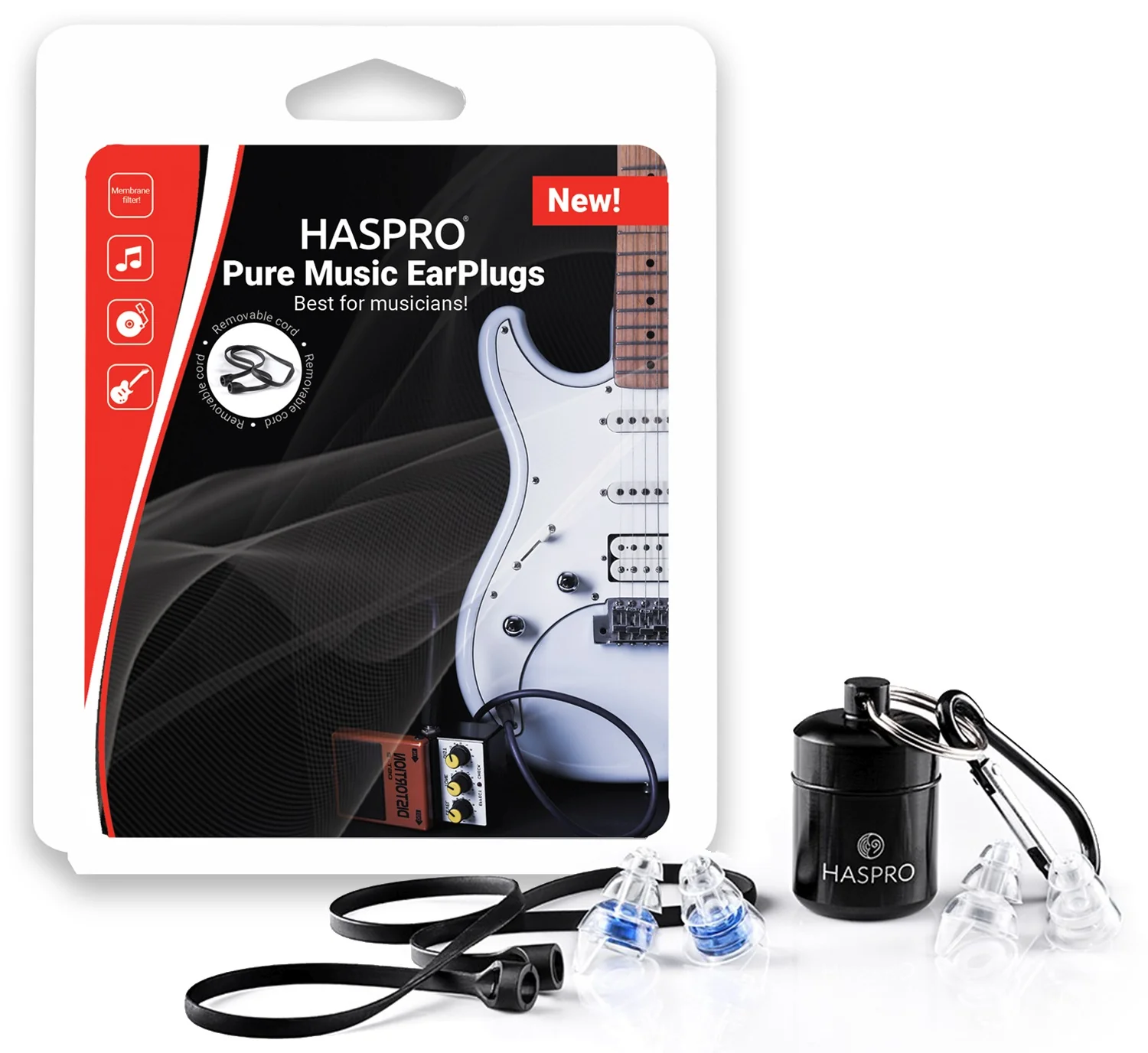 HASPRO Pure Music ušné zátky pre hudobníkov, SNR 23 dB