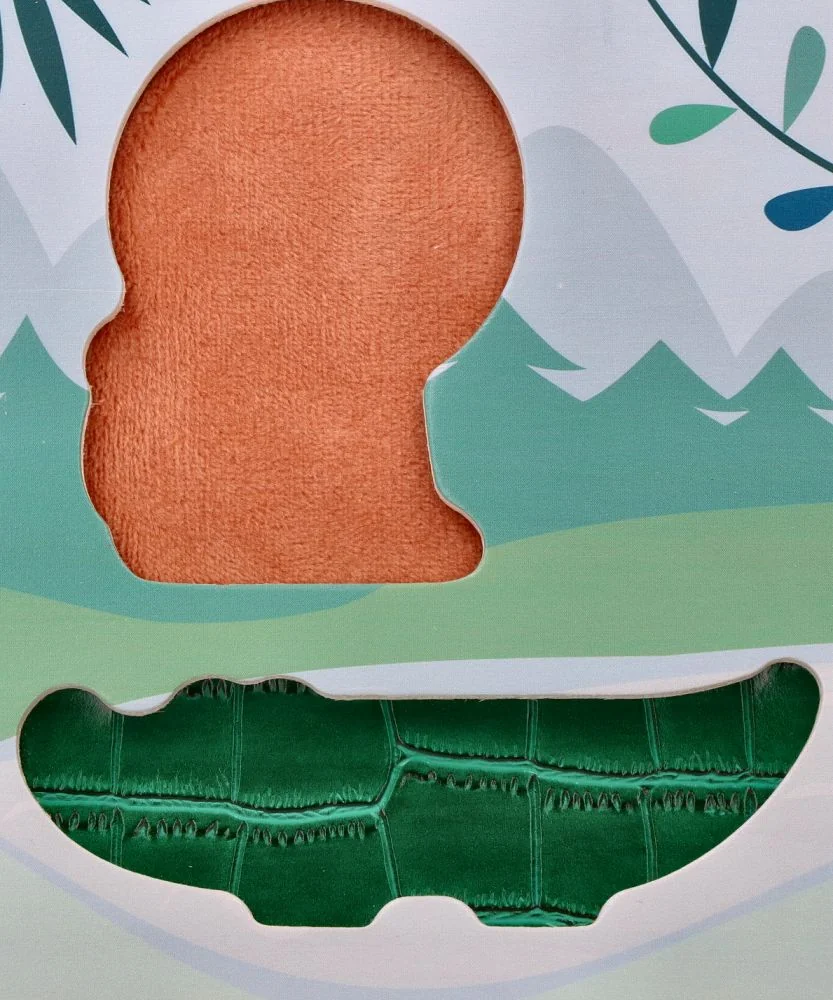 Drevené zábavné vkladacie puzzle Adam Toys, Safari 3D