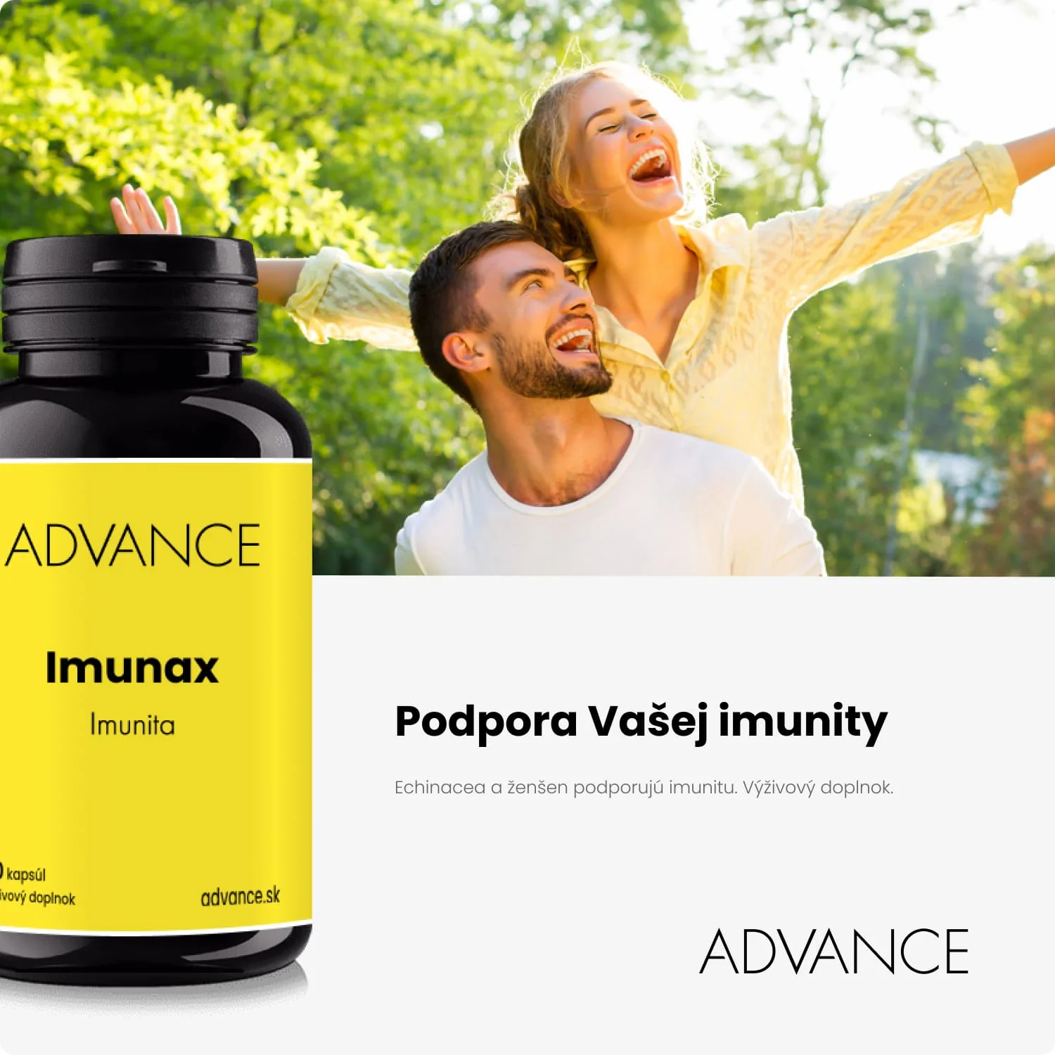 ADVANCE Imunax 60 kapsúl - imunita 1×60 cps, výživový doplnok