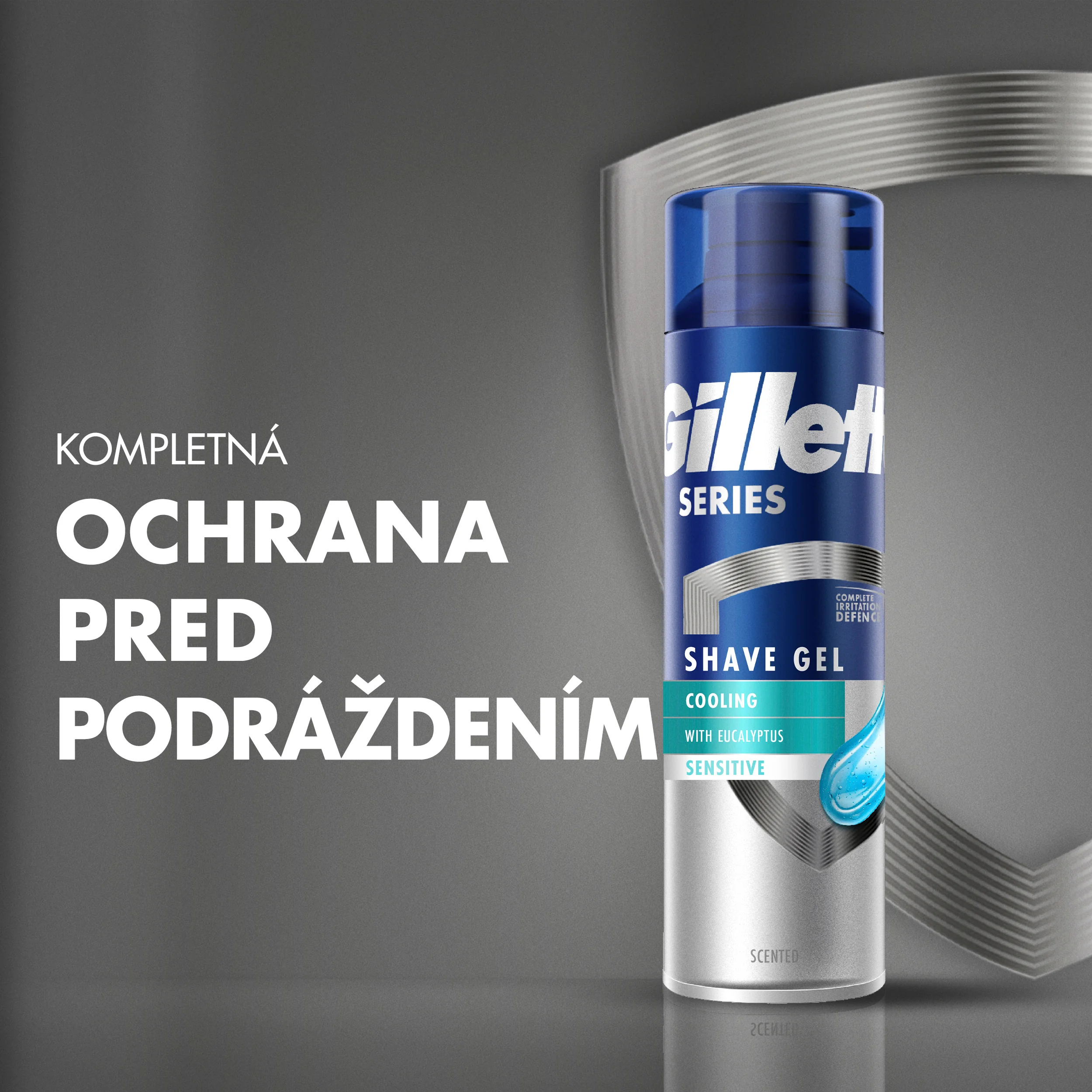 Gillette Series gél na holenie s eukalyptom 200 ml