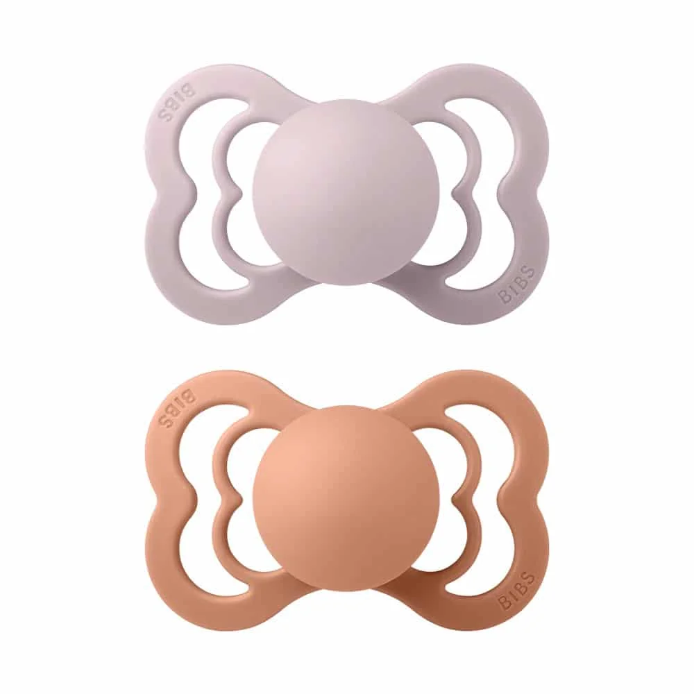 BIBS Supreme cumlíky zo silikónu 2ks veľkosť 2 - Blush Nočný / Vanilla Nočný