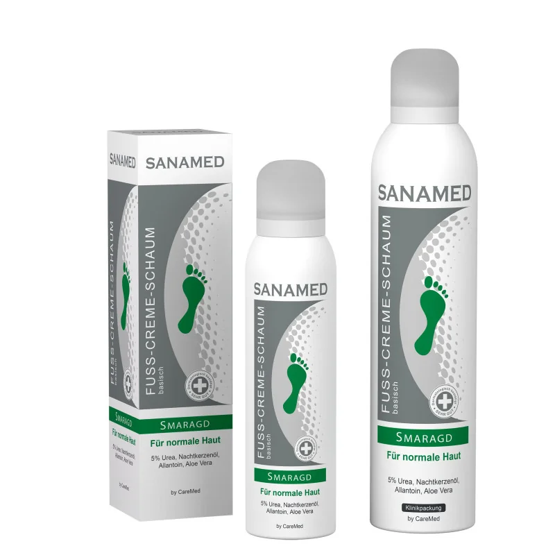 Krémová pena pre normálnu až suchú pokožku Sanamed Smaragd, 150 ml