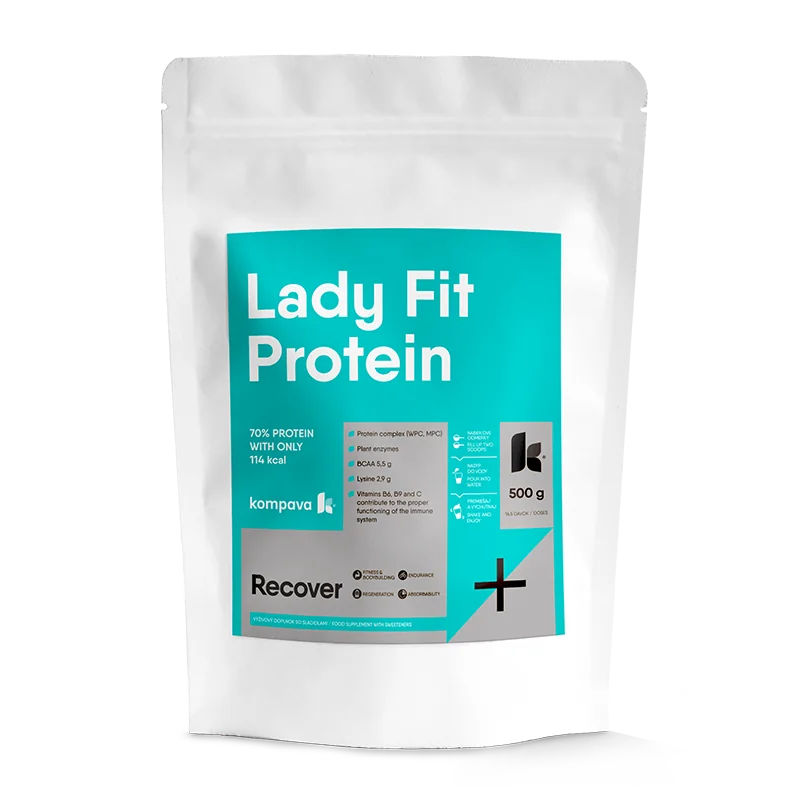 KOMPAVA LADY FIT PROTEIN ČOKOLÁDA 500 g