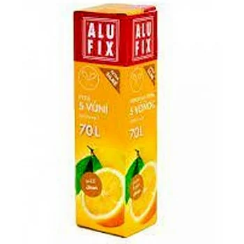 Alufix Vrecia na odpadky s vôňou Citrón 70L, 64 x 71 cm-Alufix
