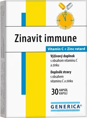 GENERICA Zinavit immune 1×30 cps, výživový doplnok