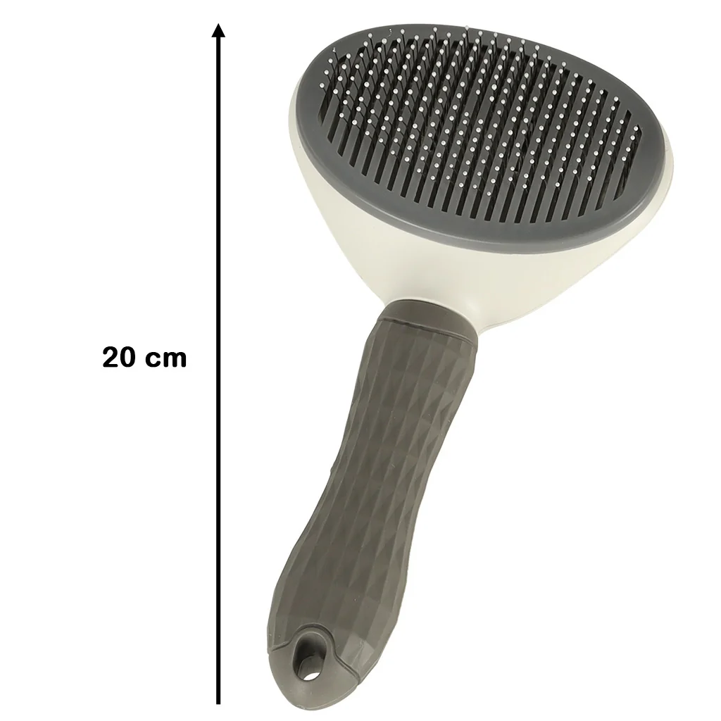 Samočistiaca kefa na srsť psa a mačky – jemné hroty, ergonomická rukoväť