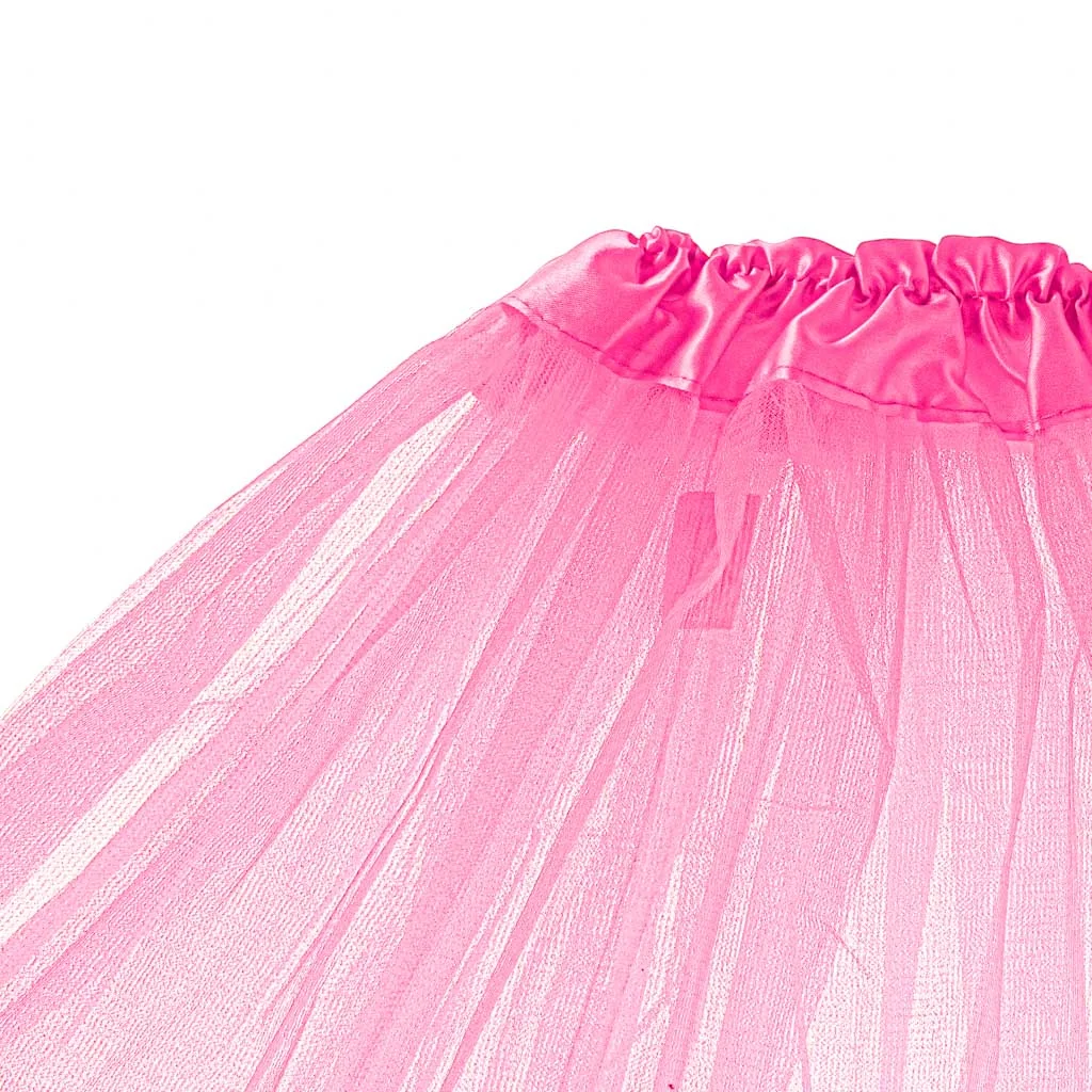 Tylová sukňa tutu – ružová karnevalová sukňa pre deti