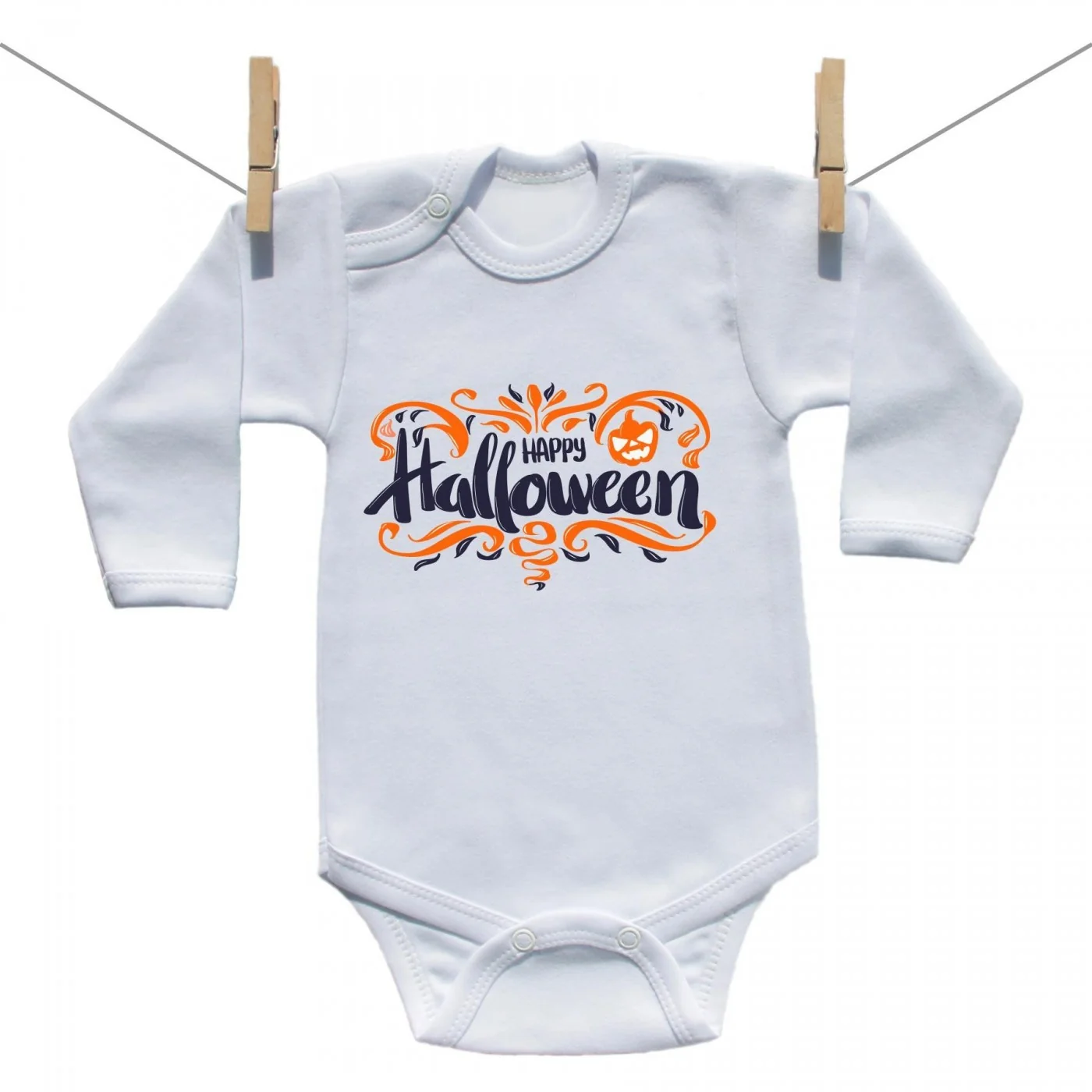 Boodyy Body s dlhým rukávom Happy Halloween Veľkosť: 86