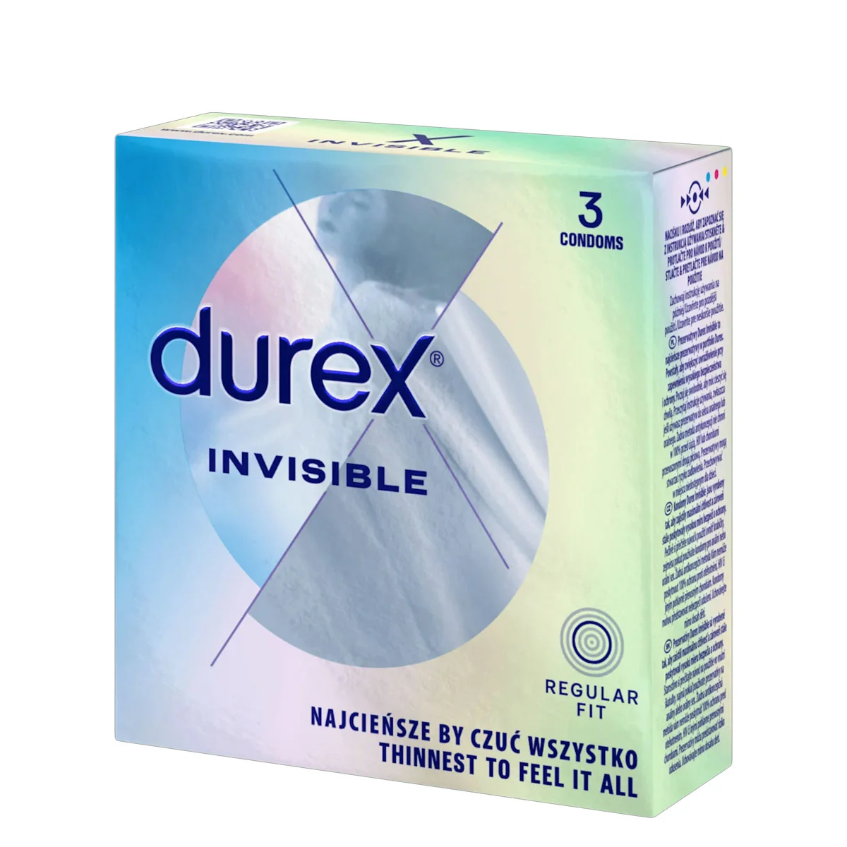 DUREX kondómy Invisible 3ks
