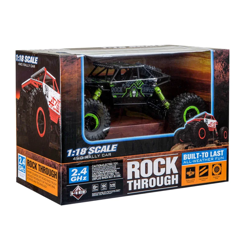 Auto, autíčko na diaľkové ovládanie - Rock Crawler HB 1:18 zelené 4x4