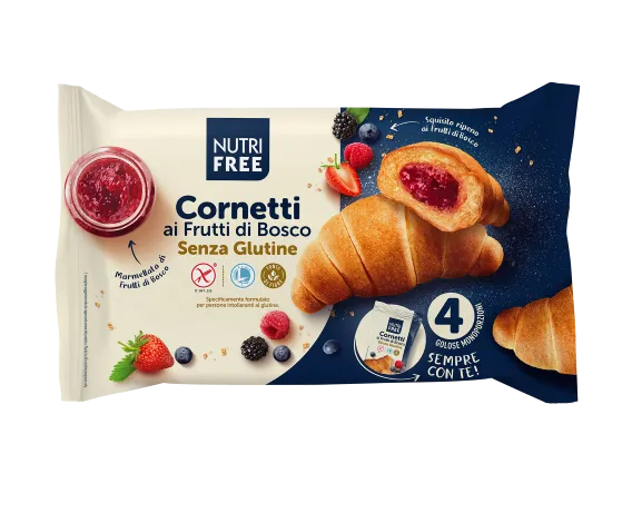 Nutrifree Cornetti ai frutti di bosco