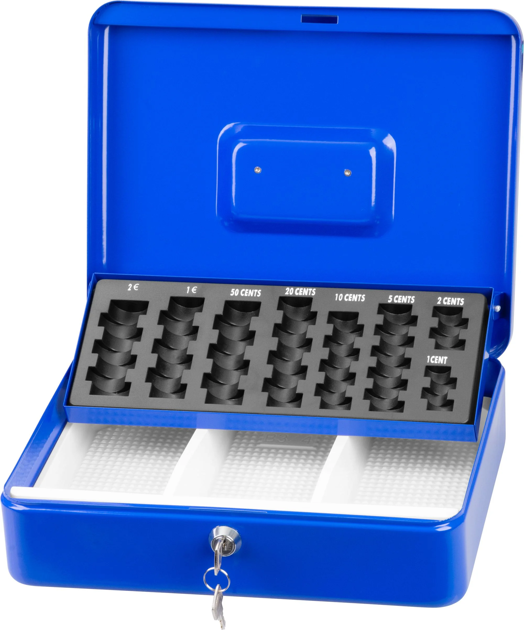 Strend Pro skrinka na peniaze a mince CashBox, 1 ks 300x240x90 mm