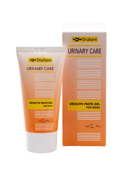 Diafarm Urolsyn Paste Gel For Dogs 1×100 g, pasta na rozpúšťanie močových kameňov pre psy